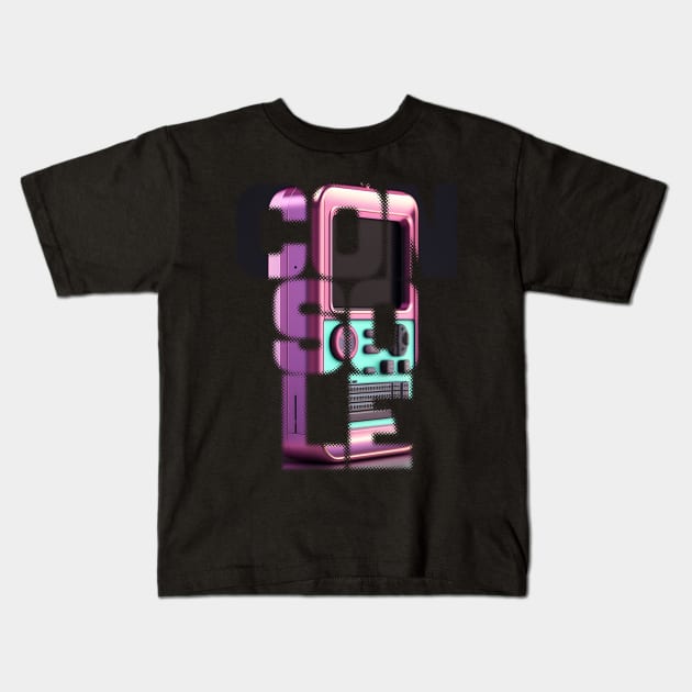 Console 90s Gaming Kids T-Shirt by Yethis